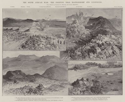 De Zuid-Afrikaanse Oorlog, de gevechten bij Machadodorp en Lydenburg door Henry Charles Seppings Wright